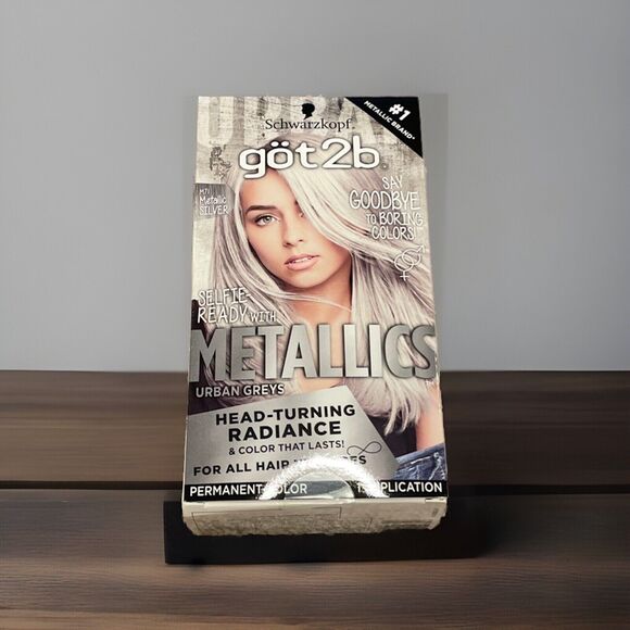 Schwarzkopf Got2b Metallics M71 Metallic Silver Permanent Color - Picture 1 of 1
